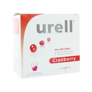 Urell Cranberry 36Mg Pac 20 Sachets