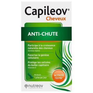 Nutreov Capileov Anti-Chute Double Action 30 Gélules