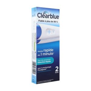 CLEARBLUE PLUS TEST DE GROSSESSE PACK ECO BOITE DE 2