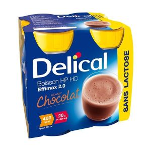 Delical Boisson 2.0 Effimax Chocolat Liquide Bouteille 200 Ml Bt 4