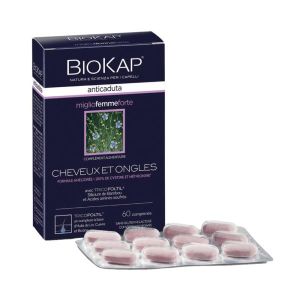 Biokap Traitement anti chute cheveux pour femme - 60 capsules