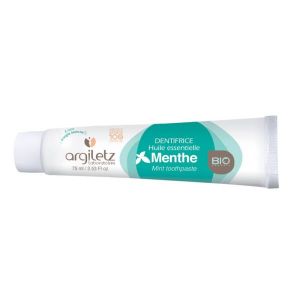 Argiletz Dentifrice menthe Bio - 75 ml