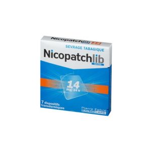 Nicopatchlib 14 Mg/24 Heures (Nicotine) Dispositif Transdermique Dispositif Transdermique En Sachet (Papier / Polyester / Aluminium / Resine De Copoly