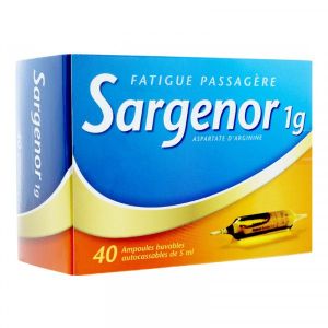 SARGENOR 1 G/5 ML SOLUTION BUVABLE B/40