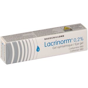 Lacrinorm 0,2 % (Carbomere 980) Gel Ophtalmique 10 G En Tube