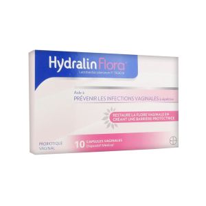 Hydralin Flora Capsules Vaginales Dures Boite De 10 Capsules