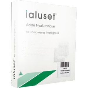 Ialuset 10Cm*10Cm Impregnees - Ancien Compresse Bt 10