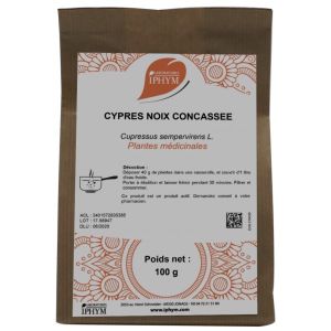 CYPRES IPHYM Noix de cyprès, vrac, concassée, sac 100 g