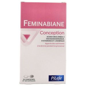 Pilège Feminabiane Conception 30 comprimés et 30 capsules