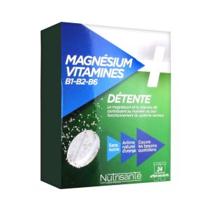 Nutrisante Magnesium + Vitamine B1 B2 B6 Comprime 24