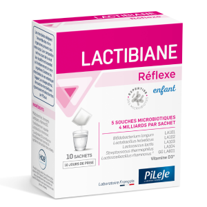 Lactibiane Reflexe ENFANT  -  Boîte de 10 sachets de 1g
