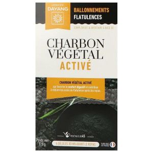 DAYANG GELULE CHARBON VEGETAL ACTIVE Gélule, complément alimentaire à base de charbon végétal activé, bt 45