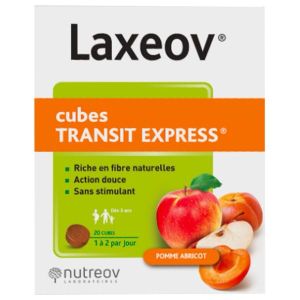 Laxeov Pomme Abricot (Cubes Laxatifs Type Pate De Fruit) 20