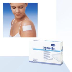 HYDROFILM PLUS Pansement absorbant, autoadhésif 4 côtés, stérile, 9 cm x 15 cm (ref. 685774), bt 5