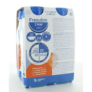 FRESUBIN 2 KCAL DRINK (BOUTEILLE 200 ML) TOMATE CACOTTE X 4 UNITES