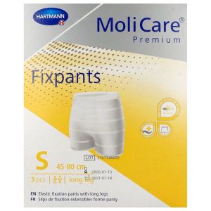 MOLIPANTS SOFT Slip filet fin et extensible pour le maintien de protection absorbante, small (ref. 947805), bt 3