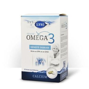 Lysi - Omega 3 Densité osseuse - 30 gélules + 60 comprimés