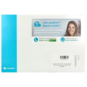 Sensura® Mio - Boîte de 30 poches vidables Visio textile maxi (550 ml) avec filtre 360° - diamètre 10 à 55 Référence: 104519