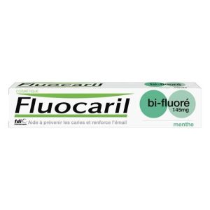 FLUOCARIL BI FLUORE 145 MG DENTIFRICE MENTHE Pâte dentifrice bi-fluorée, arôme menthe, tube 75 ml