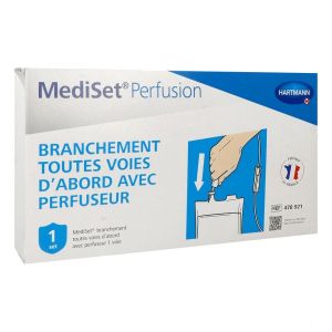 Mediset Perfusion Branchement Toutes Voies D'Abord Avec Perfuseur 1