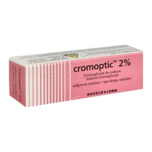 CROMOPTIC Collyre en solution 2 %, boîte 1 flacon 10 ml