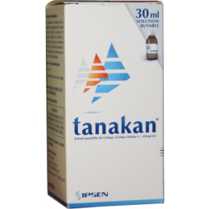 Tanakan 40 Mg/Ml Solution Buvable 1 Flacon(S) En Verre Jaune(Brun) De 30 Ml Avec Mesurette(S) Graduee(S)