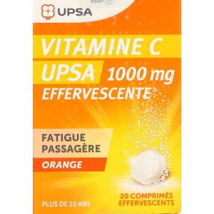 Vitamine C Upsa Effervescente 1000 Mg Comprime Effervescent B/20