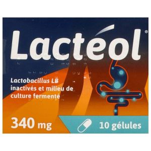 LACTEOL 340 MG GELULE B/10