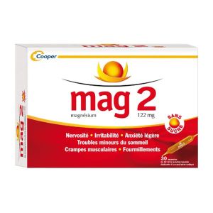 Mag 2 Sans Sucre 122 Mg Solution Buvable En Ampoule Edulcoree A La Saccharine Sodique B/30