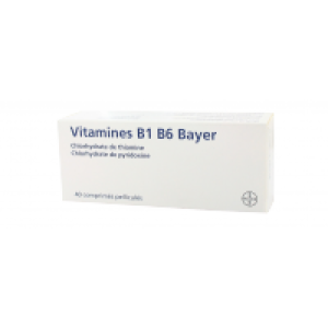 VITAMINE B1 B6 BAYER COMPRIME PELLICULE B/40