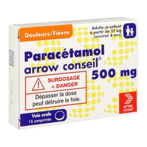 PARACETAMOL ARROW CONSEIL 500 mg comprimé B/16