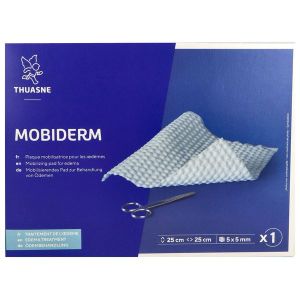 MOBIDERM PLAQUE Plaque de capitonnage pour lymphoedème, 25 cm x 25 cm, plots 5 mm x 5 mm, unité