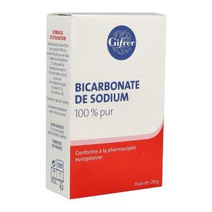 Gifrer bicarbonate de sodium pdr bt250g 1