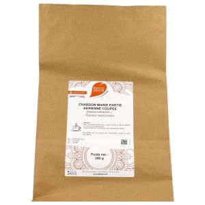CHARDON MARIE PLANTE PHARMA PLANTES Chardon Marie plante entière, vrac, entière, sac 250 g