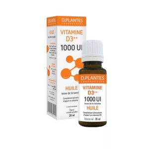 D. Plantes Vitamine D3++ 1000 UI Huile - flacon 20 ml