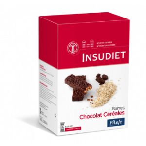 Insudiet Barre Croustillant Chocolat Cereales Boite 30 G 12