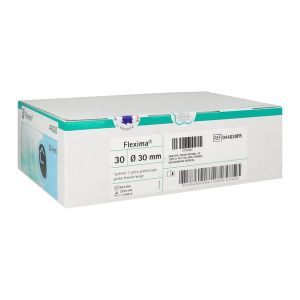 FLEXIMA Poche fermée système 1 pièce, avec filtre intégré, prédécoupée, opaque, diamètre 30 mm (ref. 044030FR), bt 30