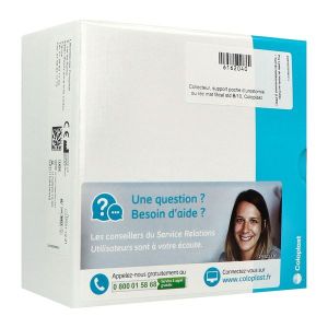 SENSURA MIO CLICK SUPPORT STANDARD Support porte-poche souple, système 2 pièces, 60 mm, découp de 10 mm à 55 mm (ref. 105220), bt 10