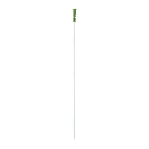 LOFRIC Sonde vésicale autolubrifiée droite, type Nélaton, en POBE, pour homme, CH 20, godet jaune (ref. 4002070), bt 20