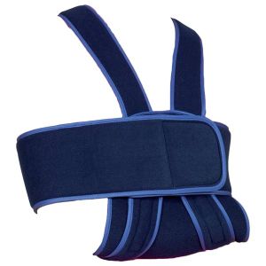 ORLIMAN BANDAGE D'EPAULE Gilet blocage d'épaule pour immobilisation scapulohumérale, adulte, taille 6, liseré vert, unité