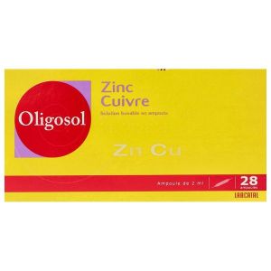 Zinc-Cuivre Oligosol Solution Buvable En Ampoule B/28