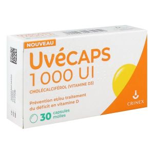 UVECAPS 1000 UI capsule molle B/30