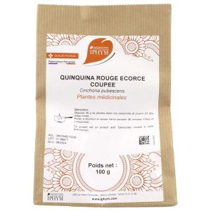 QUINQUINA ROUGE IPHYM Ecorce de quinquina rouge, vrac, coupée, sac 100 g