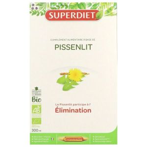 Superdiet Pissenlit Bio - coffret 20 ampoules de 15 ml