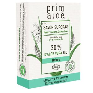 Prim Aloe Savon Aloé vera 30 % BIO - 100 g