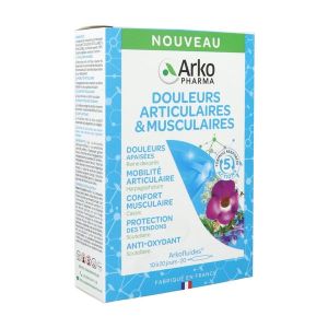 Arkofluides Douleurs Articulaires & Musculaires Ampoule Boite 10 Ml 20