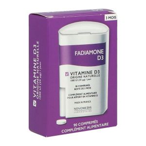 Fadiamone Vitamine D3 90 Comprimés