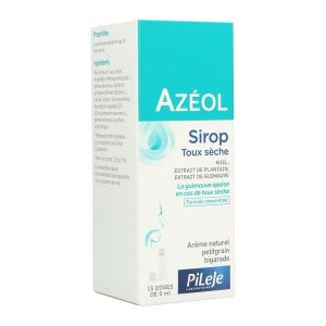 Pilège Azéol Sirop Toux sèche Flacon de 75 ml - 15 doses de 5 ml