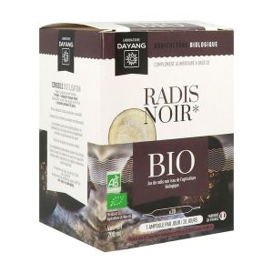 DAYANG SOLUTE PHYTO UNITAIRE BIO RADIS NOIR Ampoule, complément alimentaire bio à base de radis noir, bt 20