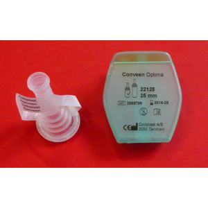 Conveen® Optima Spécific - Boîte de 30 étuis péniens courts en polysiloxane - coques individuelles - diamètre 35 mm Référence: 221350